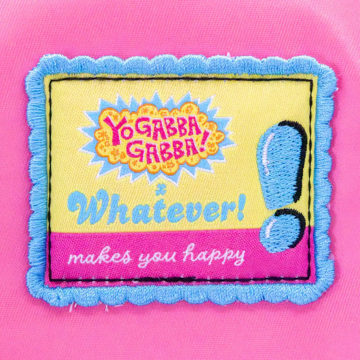 Whatever Makes You Happy Yo Gabba Gabba Lands Double Sided Puffy Tote Bag