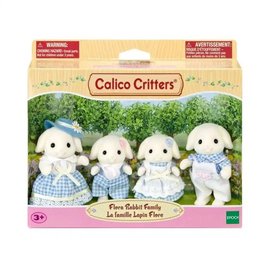 Calico Critters Flora Rabbit Family
