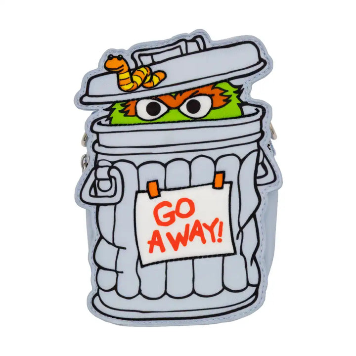 Whatever Makes You Happy Sesame Street Oscar the Grouch Mini Crossbody Bag
