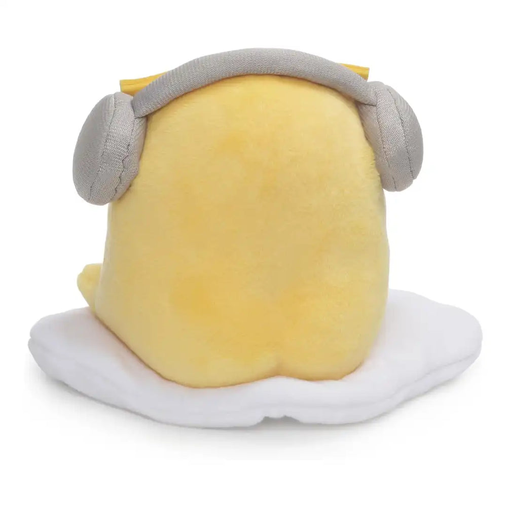 GUND Sanrio Headphone Gudetama The Lazy Egg With Sunglasses 5" Plush Toy