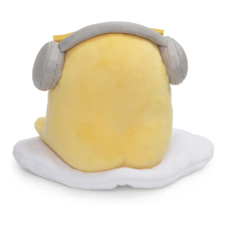 GUND Sanrio Headphone Gudetama The Lazy Egg With Sunglasses 5" Plush Toy