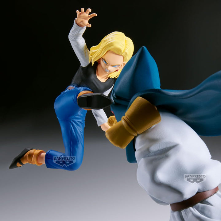 Banpresto - Dragon Ball Z - Android 18 &amp; Mr. Satan (vs Mighty Mask) Match Makers Figure