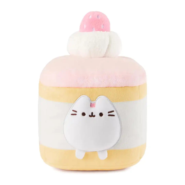 GUND Pusheen Strawberry Sponge Cake 6" Plush Toy