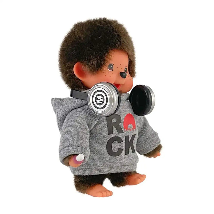 Monchhichi Pop Rockstar in Hoodie Plush Toy