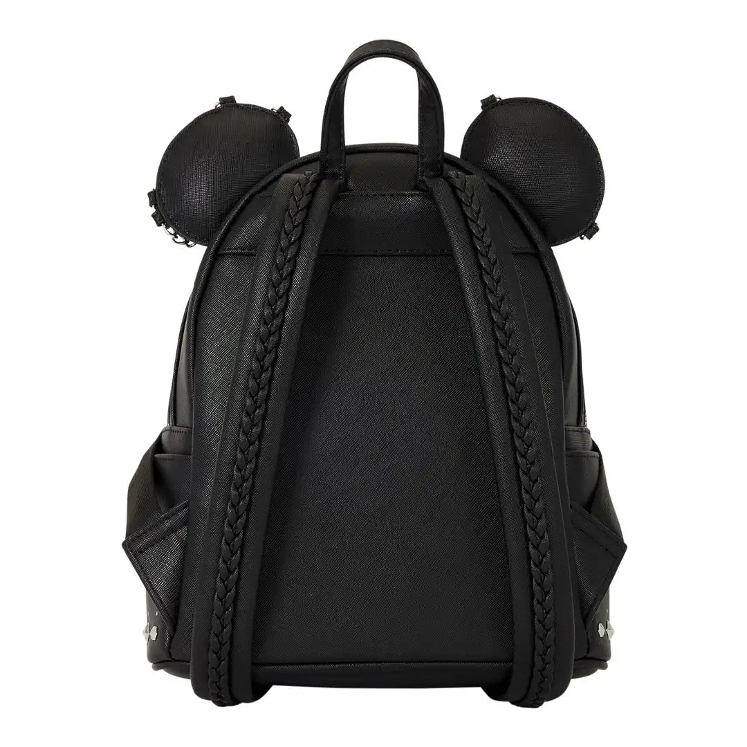 Loungefly Disney Minnie Mouse Studs &amp; Chains Mini Backpack