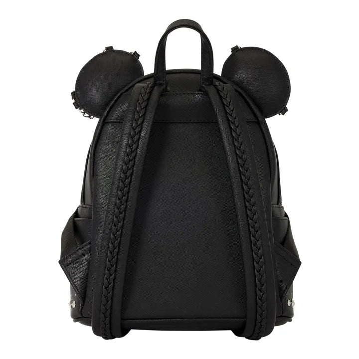 Loungefly Disney Minnie Mouse Studs &amp; Chains Mini Backpack