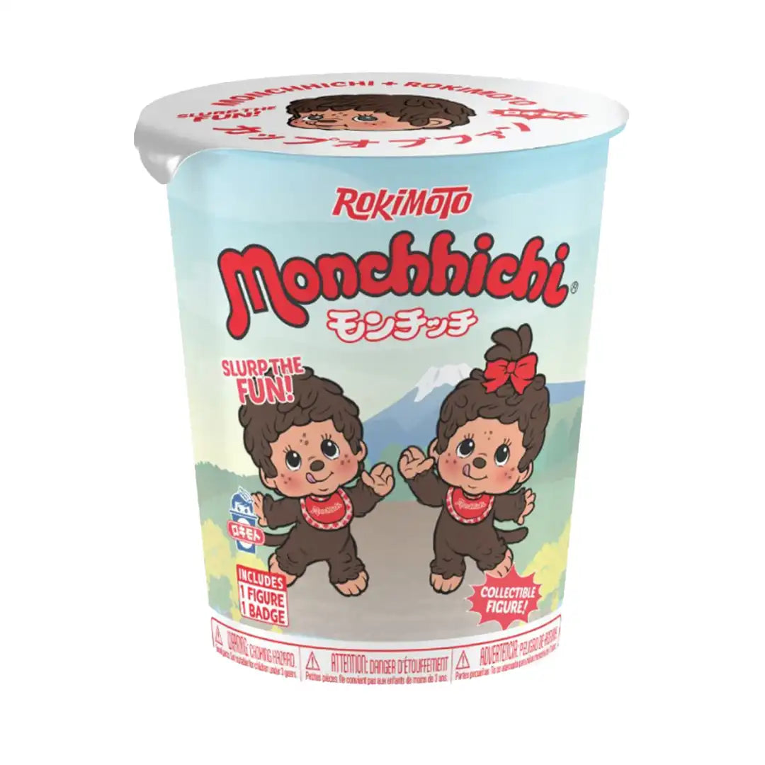 Funmaker Rokimoto Monchhichi Ramen Cup Blind Box Figure