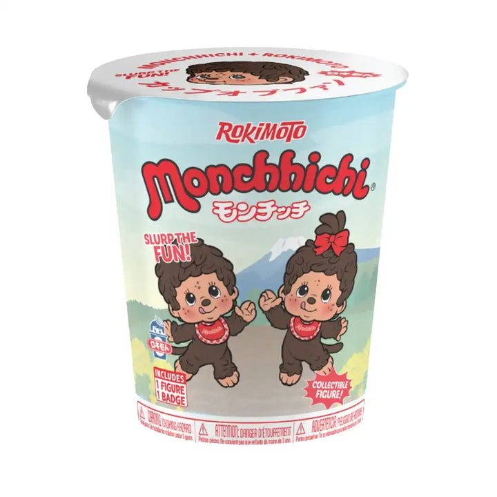 Funmaker Rokimoto Monchhichi Ramen Cup Blind Box Figure