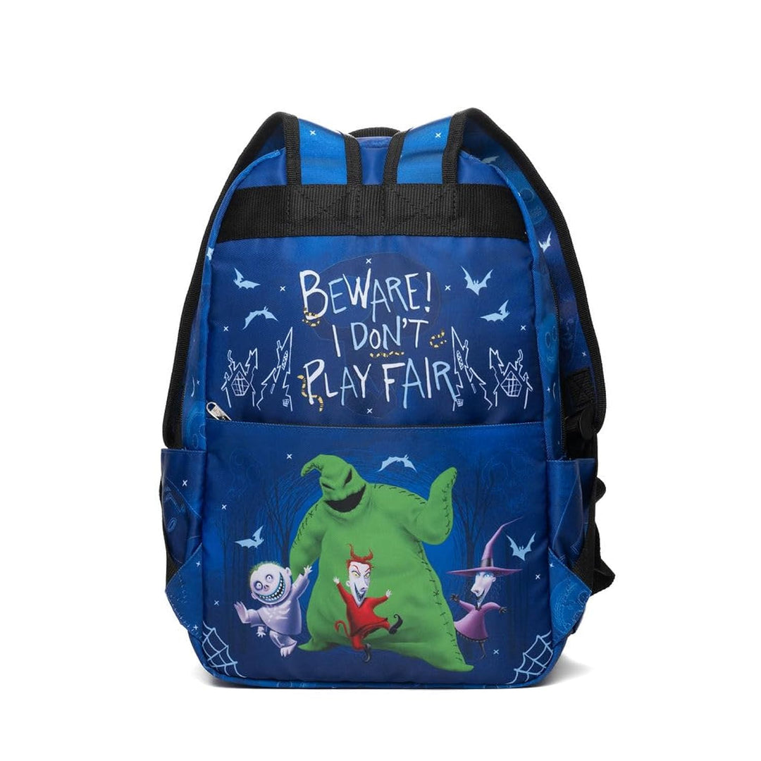 Wondapop Disney The Nightmare Before Christmas Oogie Boogie Nylon Backpack, Kids School Bag with Laptop Sleeve &amp; Pockets