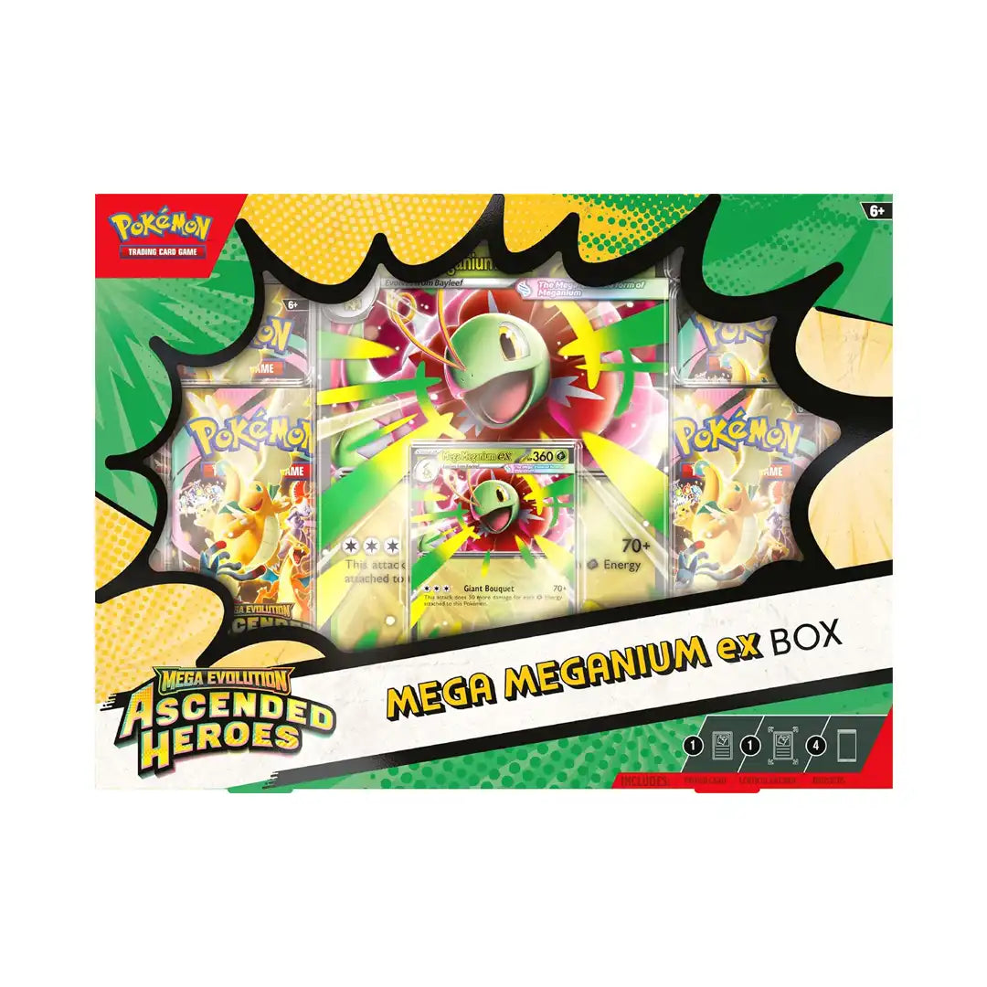 Pokémon TCG: Mega Evolution—Ascended Heroes Mega Meganium/Emboar/Feraligatr ex Box