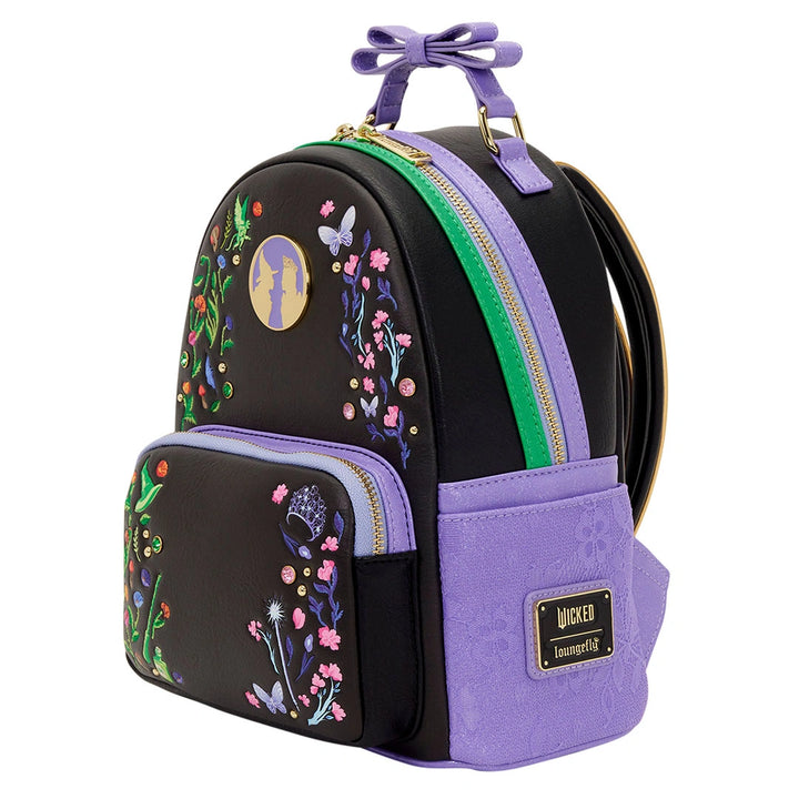 Loungefly Universal Wicked Floral &amp; Lace Mini Backpack