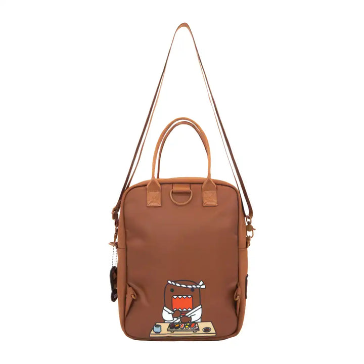 Whatever Makes You Happy Domo Convertible ITA Square Backpack with Bag Charm