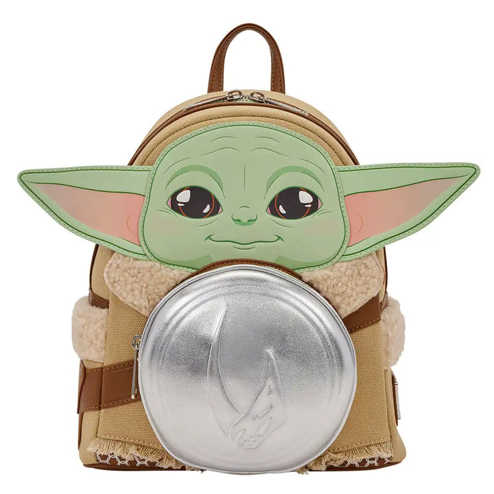 Loungefly Star Wars The Mandalorian Grogu &amp; Anzellan Mini Backpack