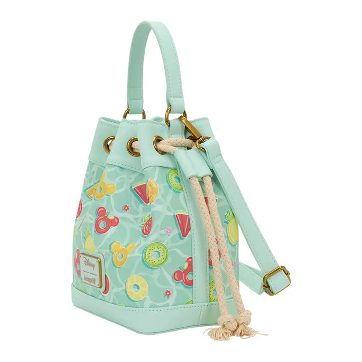 Loungefly Disney Mickey Mouse Beach Fun Bucket Crossbody Bag