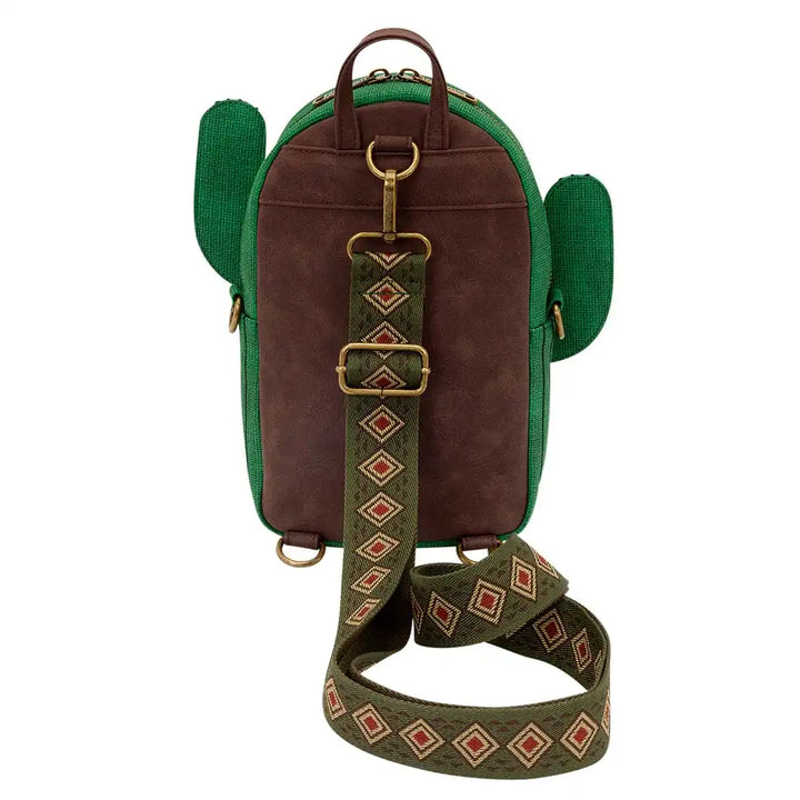Loungefly Peanuts Spike Desert Cactus Sling Crossbody Bag