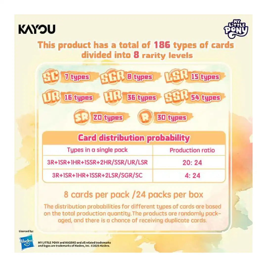 Kayou Friendship Eternal My Little Pony Moon Edition Mystery Collectible Cards