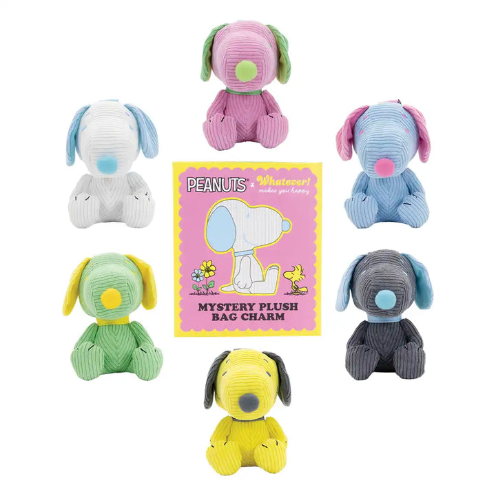 Whatever Makes You Happy Peanuts Sherbert Spring Mystery Box Corduroy Plush Bag Charms