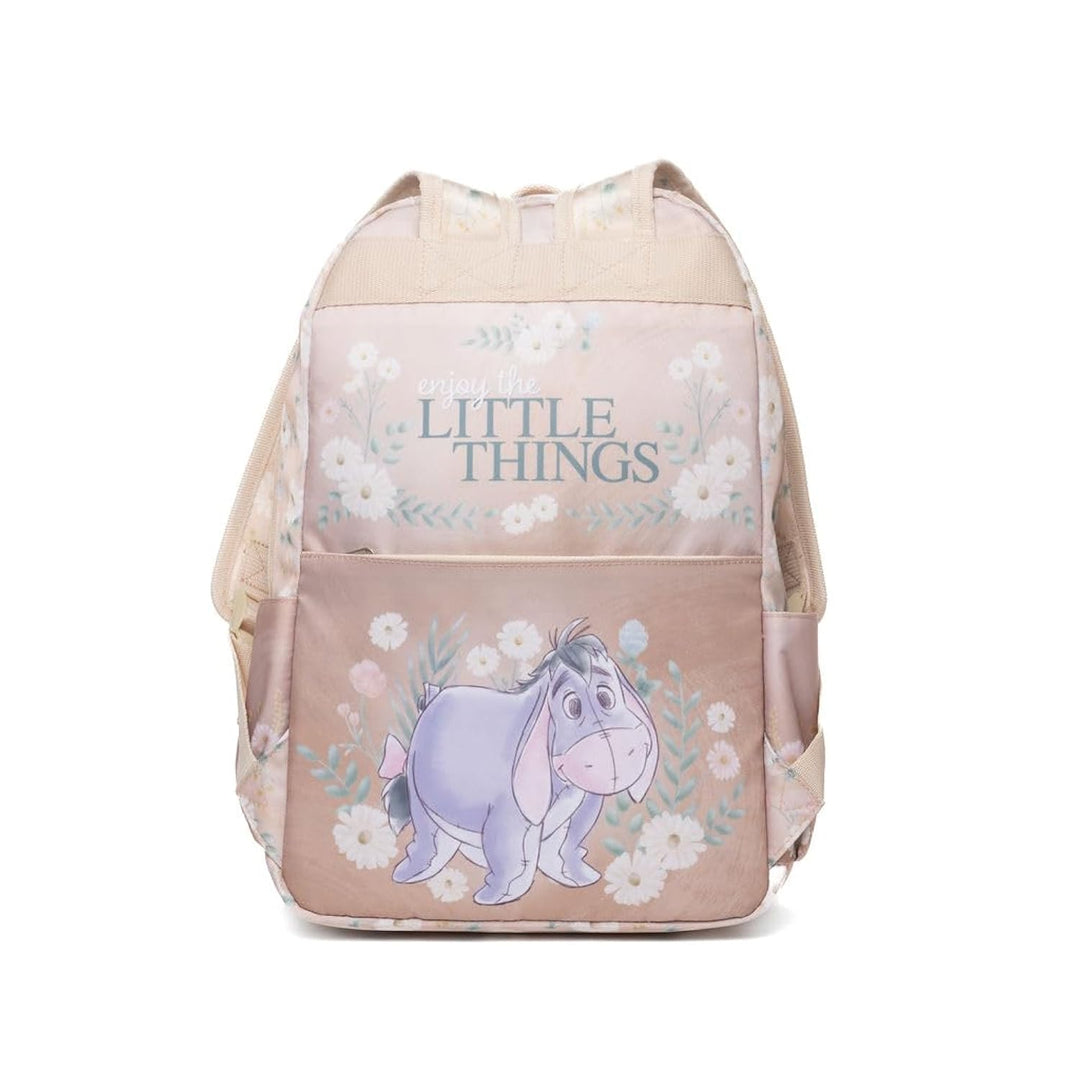 Wondapop Disney Winnie the Pooh Eeyore Backpack 15.5 Inch Backpack with Padded Shoulder Straps, 14 Inch Laptop &amp; Tablet Compartment, Hidden Security Pocket, Front Pocket &amp; Side Pockets