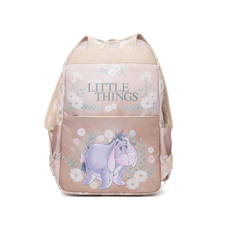 Wondapop Disney Winnie the Pooh Eeyore Backpack 15.5 Inch Backpack with Padded Shoulder Straps, 14 Inch Laptop &amp; Tablet Compartment, Hidden Security Pocket, Front Pocket &amp; Side Pockets