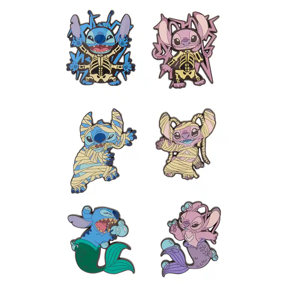 Loungefly Disney Stitch & Angel Halloween Costumes Mystery Box Pin