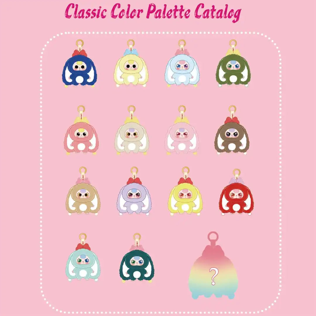 Cureplaneta Baby Three Rabbit Macaron Cute Bunny V2 Plush Blind Box