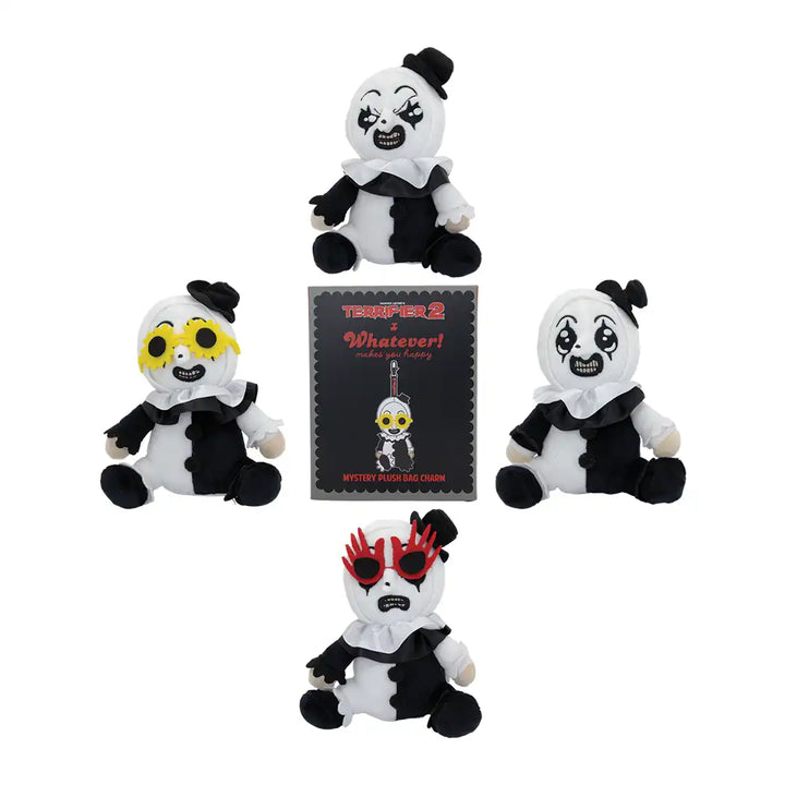 Whatever Makes You Happy Terrifier 2 Mystery Box Art the Clown Plush Bag Charms