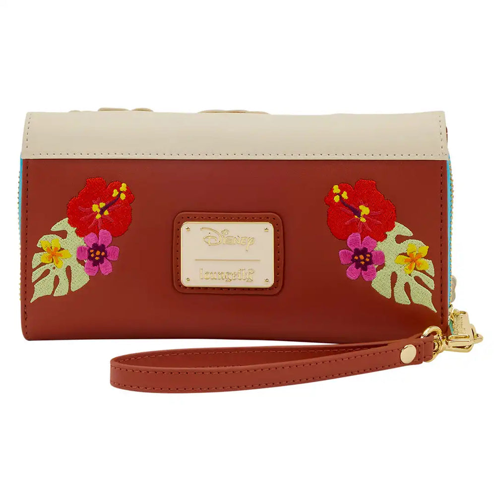Loungefly Disney Moana Live Action Zip Around Wallet