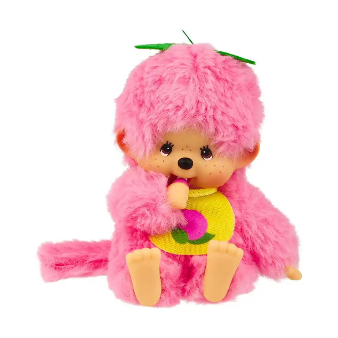 Monchhichi Fruit Color Peach Pink Plush Toy