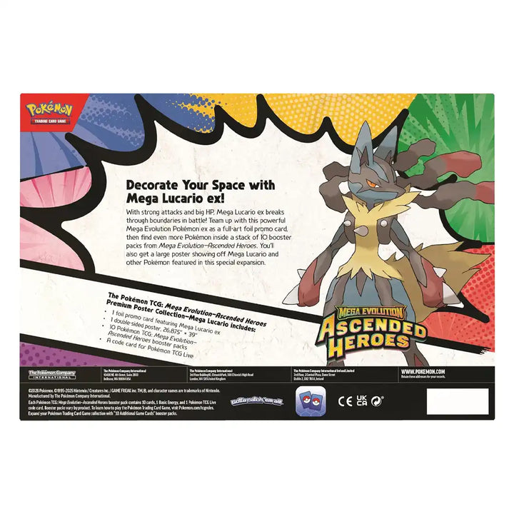 Pokémon TCG: Mega Evolution—Ascended Heroes Premium Poster Collection