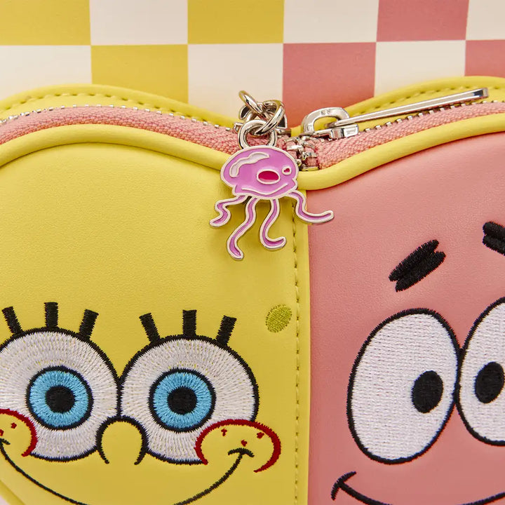 Loungefly Nickelodeon SpongeBob SquarePants &amp; Patrick Star Checkered Mini Backpack