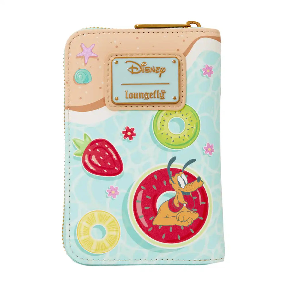 Loungefly Disney Mickey & Minnie Beach Fun Zip Around Wallet