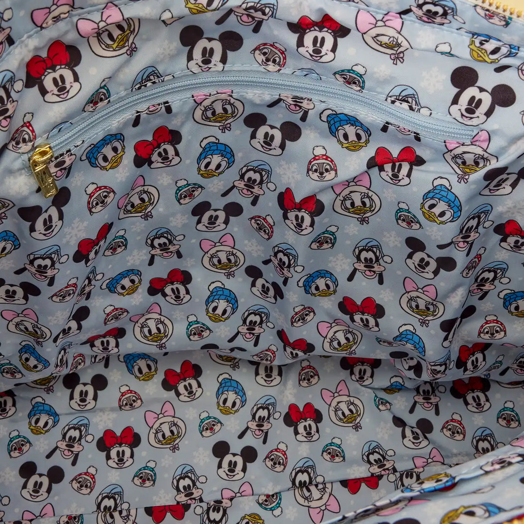 Loungefly Disney Mickey &amp; Friends Puff Quilt Tote Bag