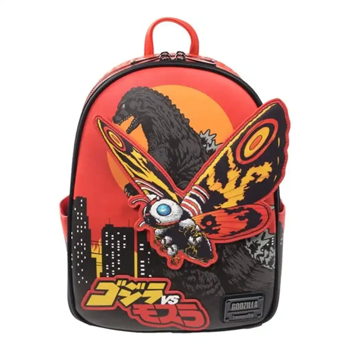 Loungefly Godzilla vs. Mothra Midsize Backpack - Entertainment Earth EX