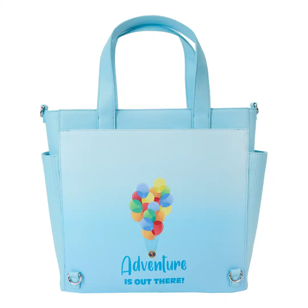 Loungefly Disney Pixar Up Balloon House Convertible Backpack & Tote Crossbody Bag