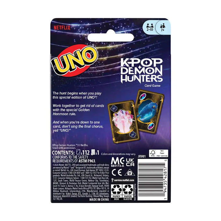 Mattel UNO: KPop Demon Hunters