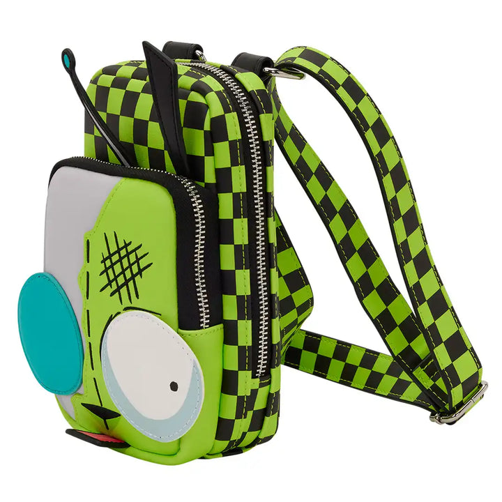 Loungefly Nickelodeon Invader Zim Gir Cellphone Crossbody Bag
