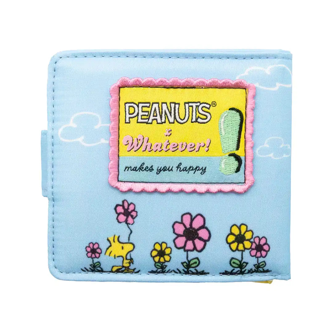 Whatever Makes You Happy Peanuts Sherbert Spring Padded Nylon Bi-Fold Wallet