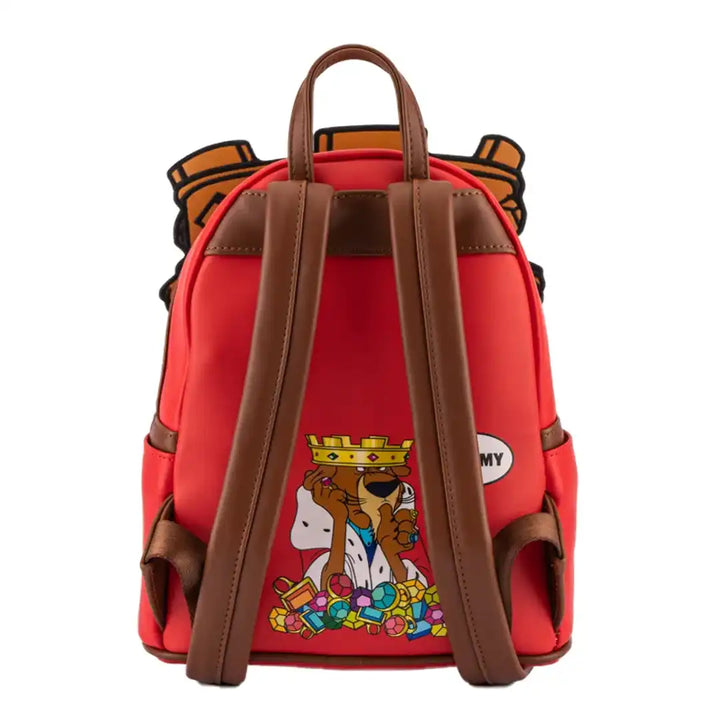 Loungefly Disney Robin Hood Prince John Cosplay Mini Backpack