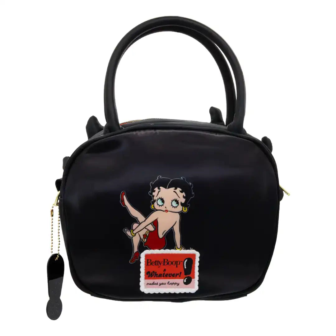Whatever Makes You Happy Betty Boop Head Crossbody Bag