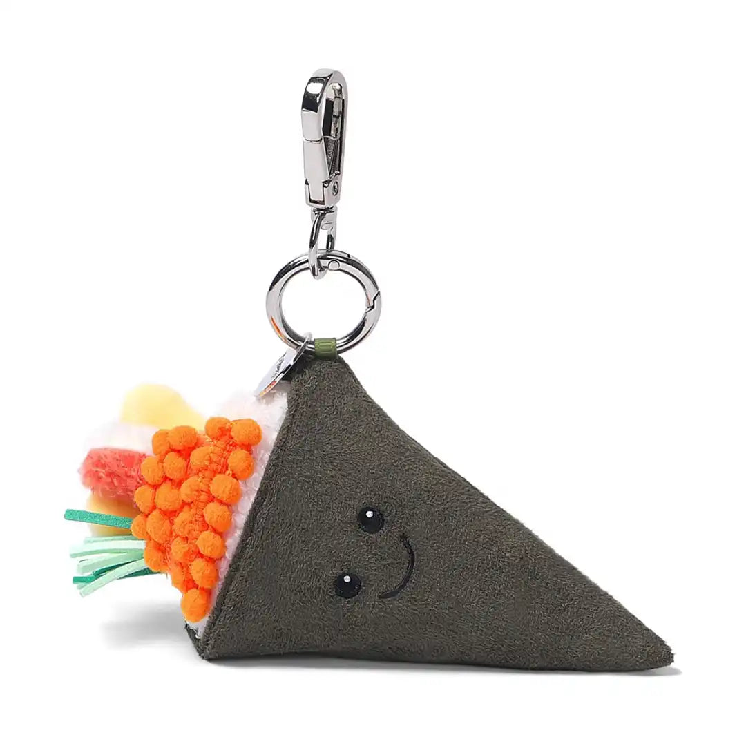 McHugs Crab Stick Hand-rolled Sushi Bag Charm Keychain