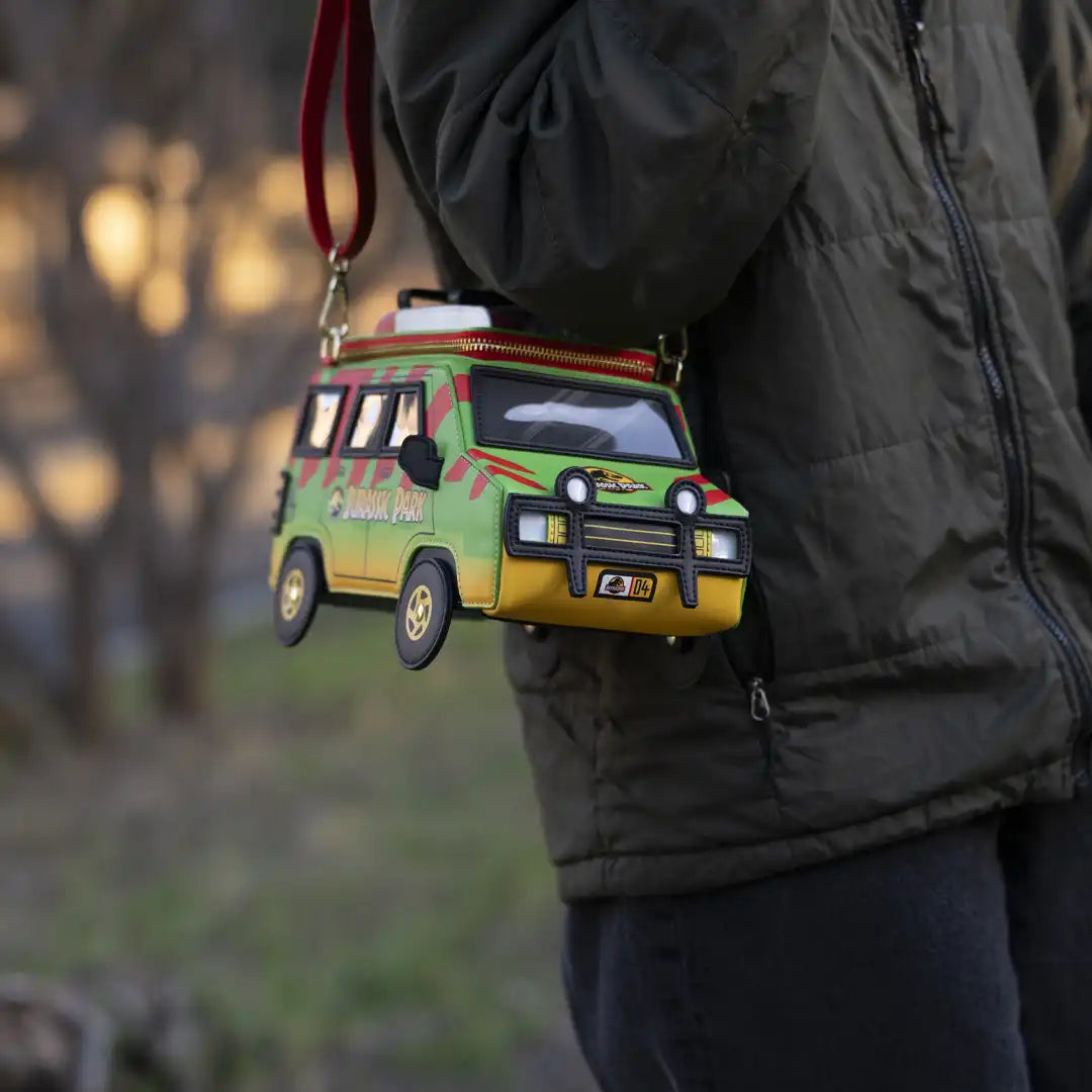 Loungefly Universal Jurassic Park Safari Tour Vehicle Figural Crossbody Bag - 707 Street Exclusive