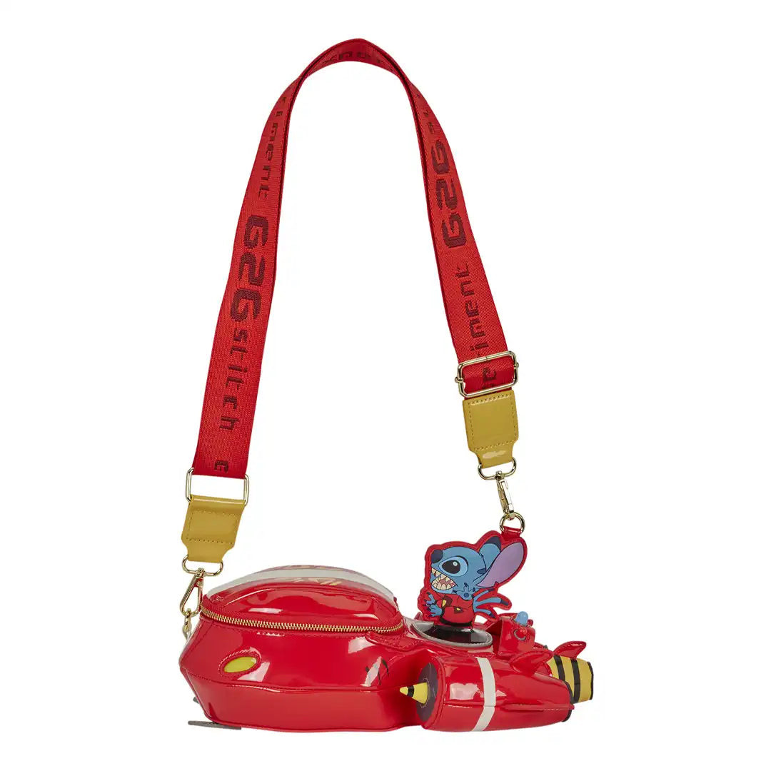 Loungefly Disney Lilo &amp; Stitch Spaceship Figural Crossbody Bag