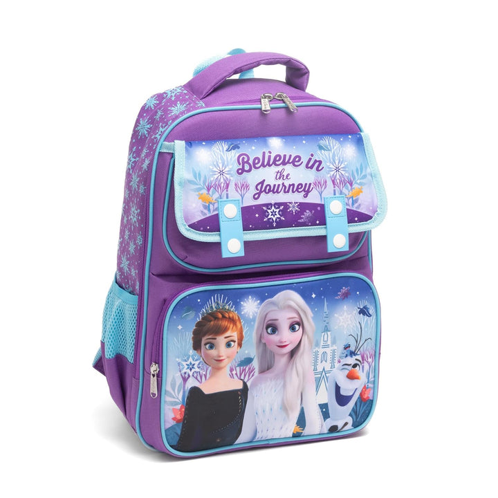 Ruz - Frozen Large School backpack with Padded Back and Adjustable Straps, Purple, A28233
