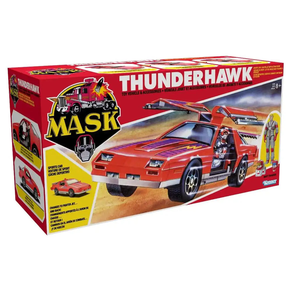 The Loyal Subjects M.A.S.K Thunderhawk with Matt Trakker Action Figure Set