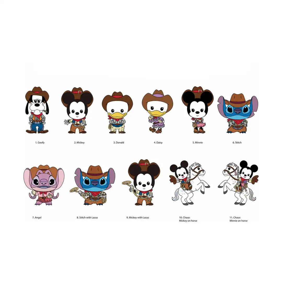 Monogram Disney Classic Western 3D Foam Bag Clip Series 72 Blind Bag