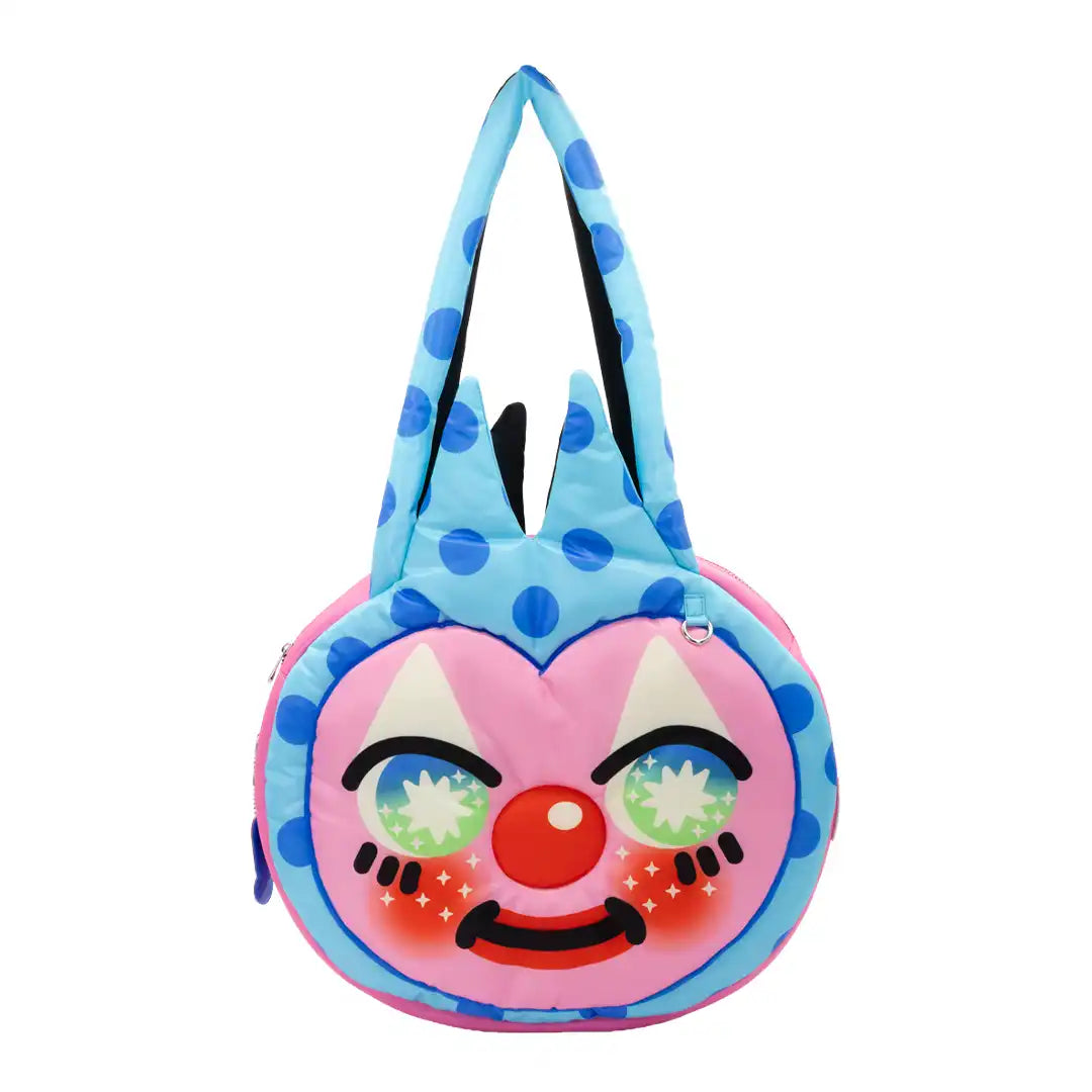 Whatever Makes You Happy So Lazo Happy/Sad Clown Padded Tote Bag