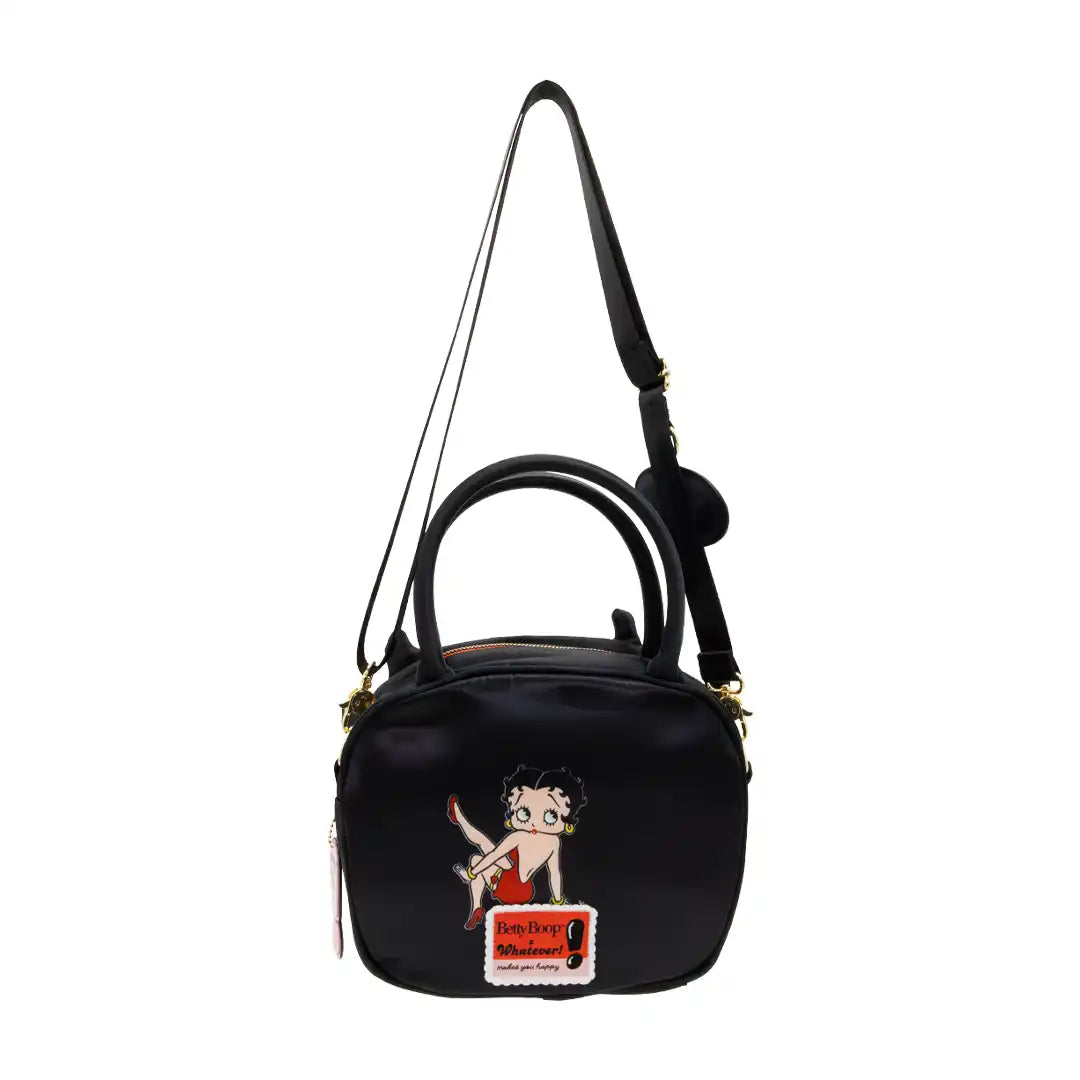 Whatever Makes You Happy Betty Boop Head Crossbody Bag