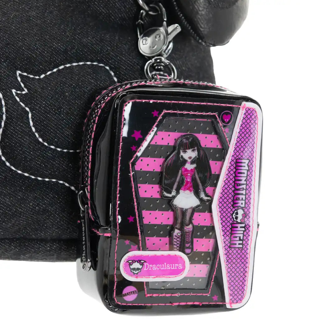 Whatever Makes You Happy Monster High Mystery Doll Box Mini ITA Bag Charm with Epoxy Pin
