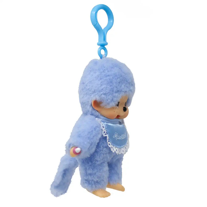 Monchhichi Blue Lace Satin Keychain