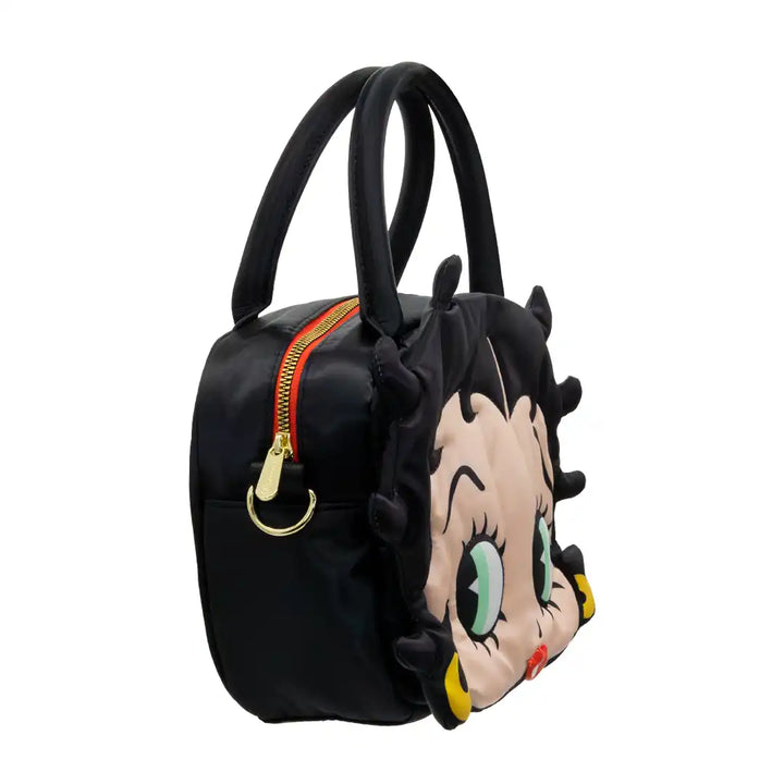 Whatever Makes You Happy Betty Boop Head Crossbody Bag